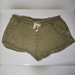 Olive Green Women's Casual Shorts